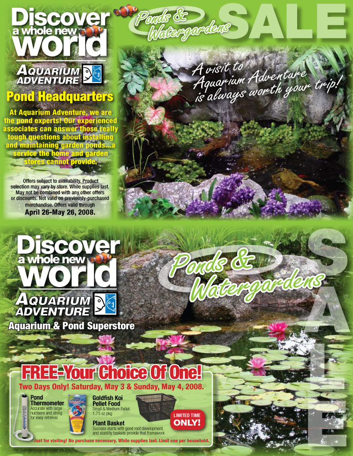 Ponds & Watergardens Sale