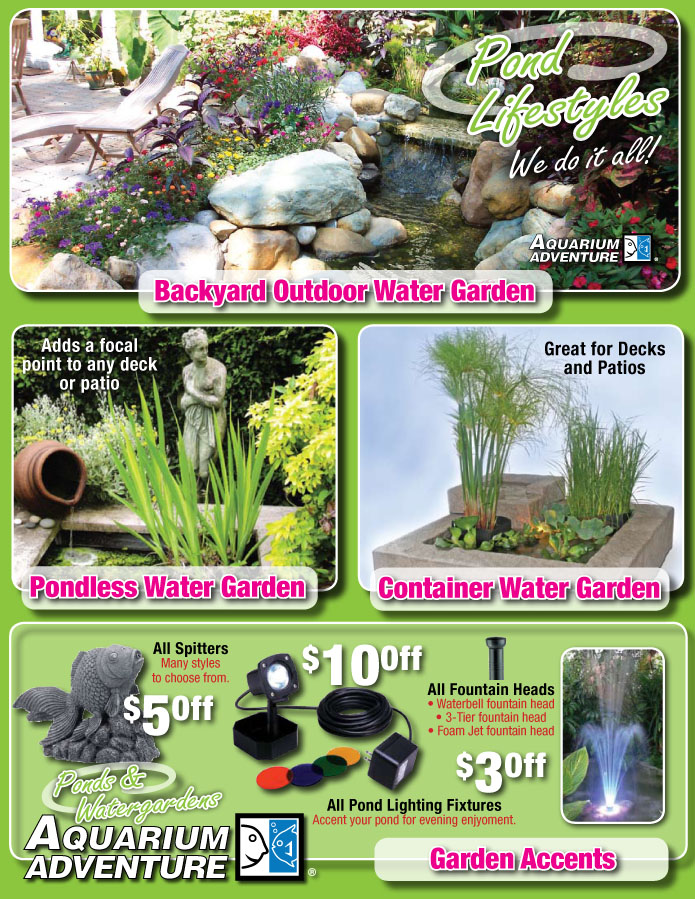 Ponds & Watergardens Sale