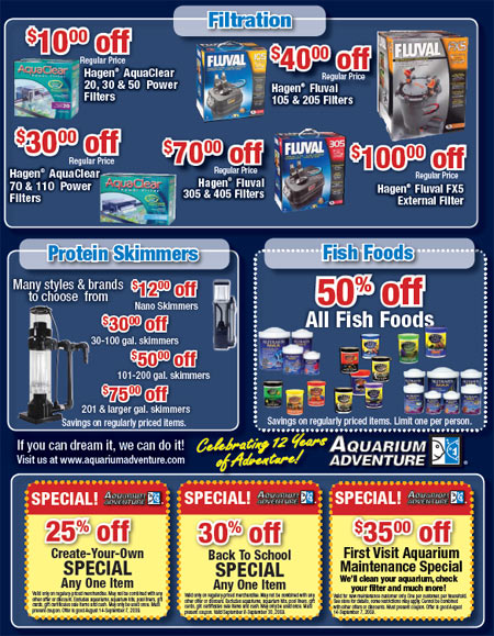 Discover the savings!