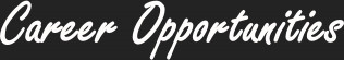 Career Opportunities